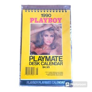Vintage 1990 Playboy Playmate Desk Calendar